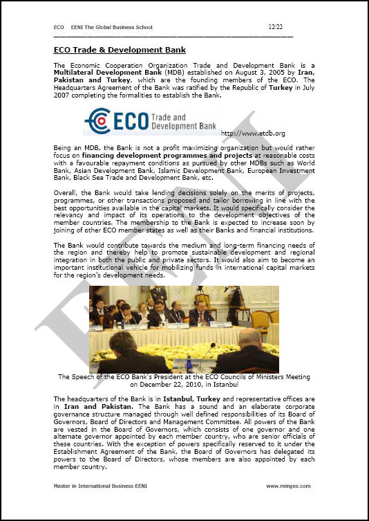 आर्थिक सहयोग संगठन (ECO)